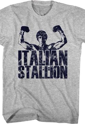 Flexing Italian Stallion Rocky T-Shirt