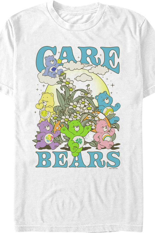 Flower Field Care Bears T-Shirt