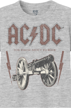 For Those About To Rock We Salute You ACDC Crop Top