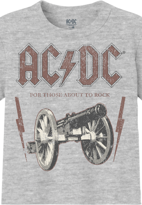 For Those About To Rock We Salute You ACDC Crop Top