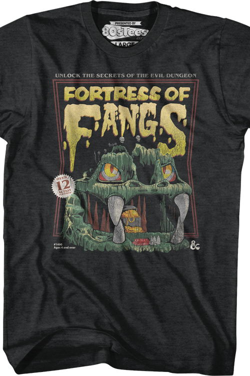 Fortress Of Fangs Poster Dungeons & Dragons T-Shirt