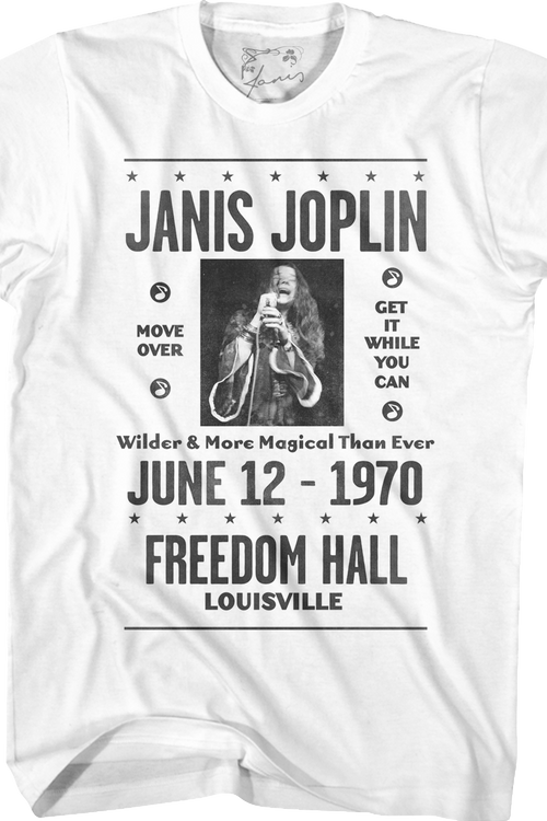 Freedom Hall Janis Joplin T-Shirt