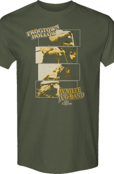 Frogtown Hollow Jubilee Jug-Band Collage Emmet Otter T-Shirt