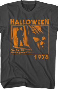 Front & Back 1978 Boogeyman Halloween T-Shirt