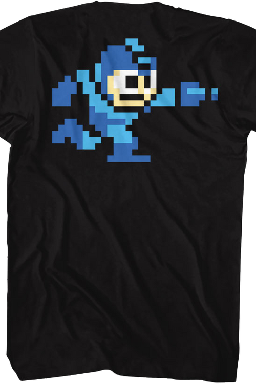 Front & Back 8-Bit Mega Man T-Shirt