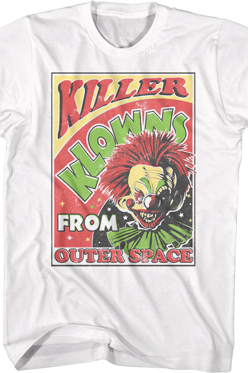 Front & Back Alien Bozos Killer Klowns From Outer Space T-Shirt