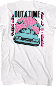 Front & Back DeLorean Back To The Future T-Shirt