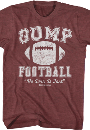 Front & Back Football Jersey Forrest Gump T-Shirt