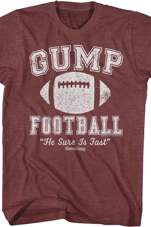 Front & Back Football Jersey Forrest Gump T-Shirt