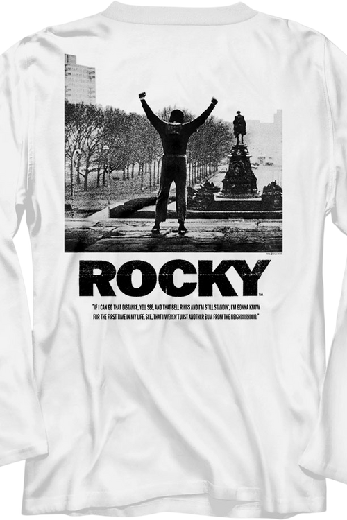 Front & Back Go The Distance Rocky Long Sleeve Shirt