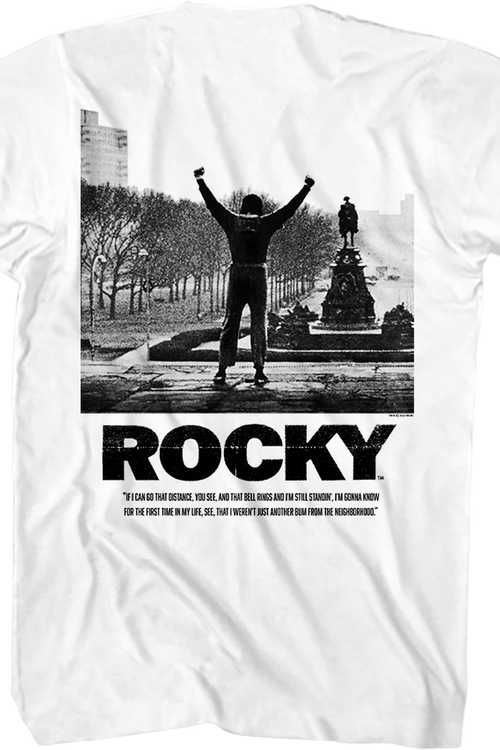 Front & Back Go The Distance Rocky T-Shirt