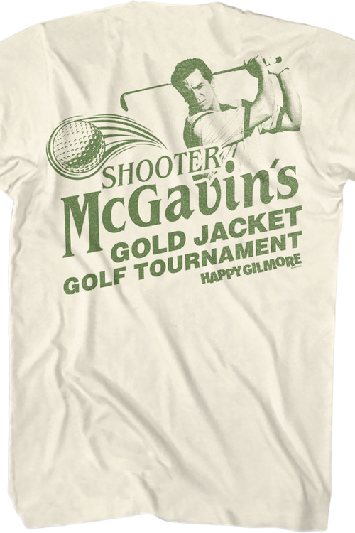 Front & Back Shooter McGavin's Golf Tournament Happy Gilmore T-Shirt