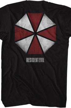 Front & Back Umbrella Corporation Logo Resident Evil T-Shirt