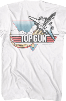 Front & Back Vintage Logo Top Gun T-Shirt