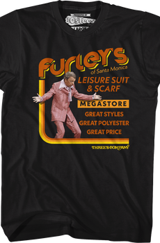 Furley's of Santa Monica Three's Company T-Shirt