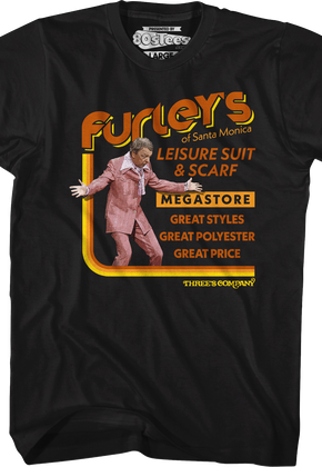 Furley's of Santa Monica Three's Company T-Shirt