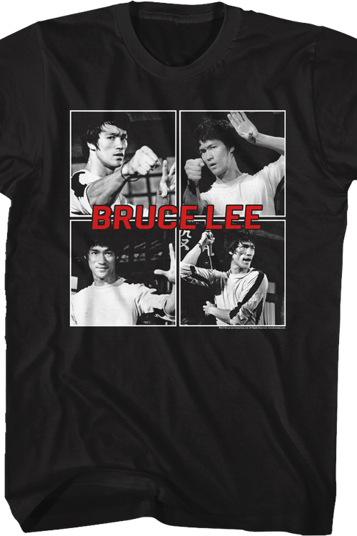 Game Of Death Collage Bruce Lee T-Shirt