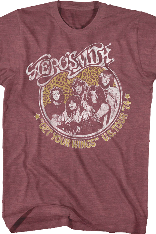 Get Your Wings U. S. Tour 74 Aerosmith T-Shirt