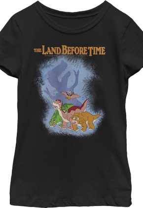 Girls Youth Sharptooth Shadow Land Before Time Shirt