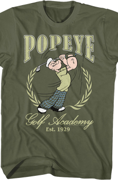 Golf Academy Est. 1929 Popeye T-Shirt