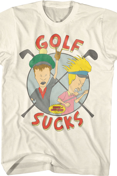 Golf Sucks Beavis And Butt-Head T-Shirt