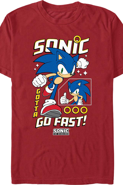 Gotta Go Fast Sonic The Hedgehog T-Shirt