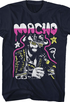 Graffiti Macho Man Randy Savage T-Shirt