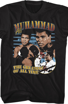 Greatest Of All Time Collage Muhammad Ali T-Shirt