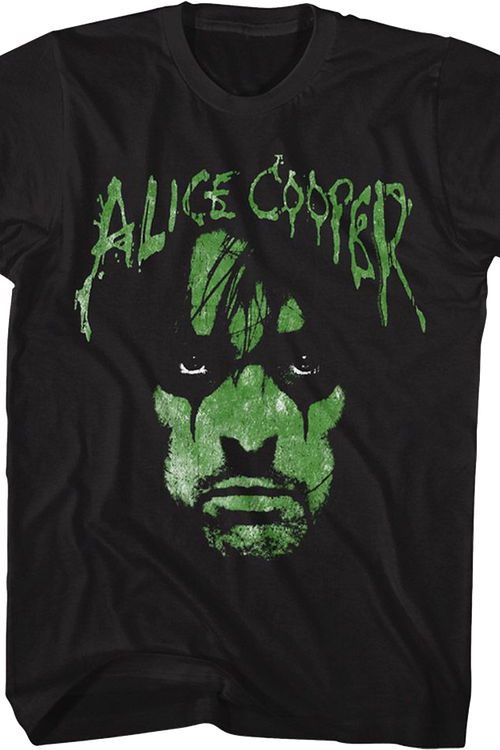 Green Face Alice Cooper T-Shirt