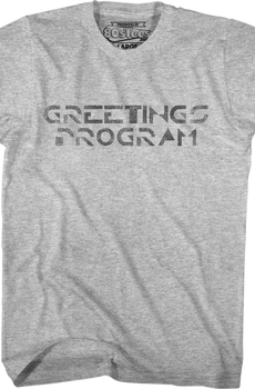 Greetings Program Tron T-Shirt