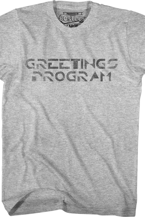 Greetings Program Tron T-Shirt