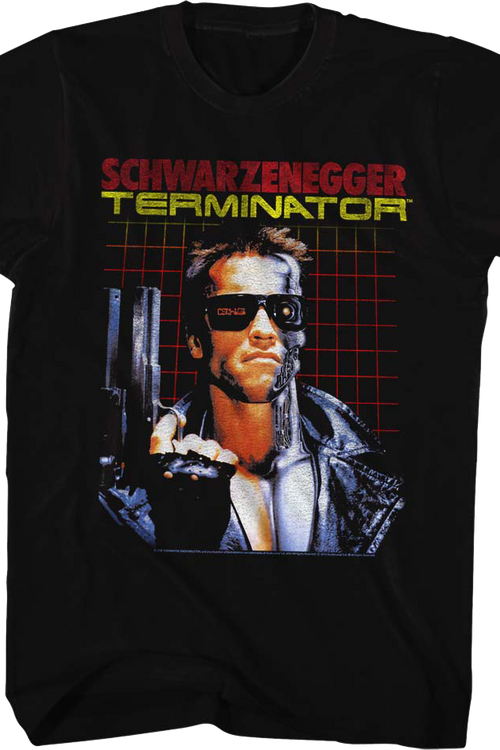 Grid Poster Terminator T-Shirt