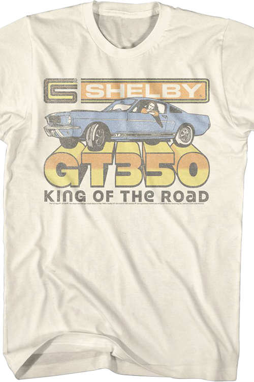 GT350 King Of The Road Shelby T-Shirt