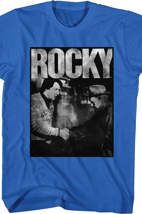 Handshake Mickey And Rocky T-Shirt