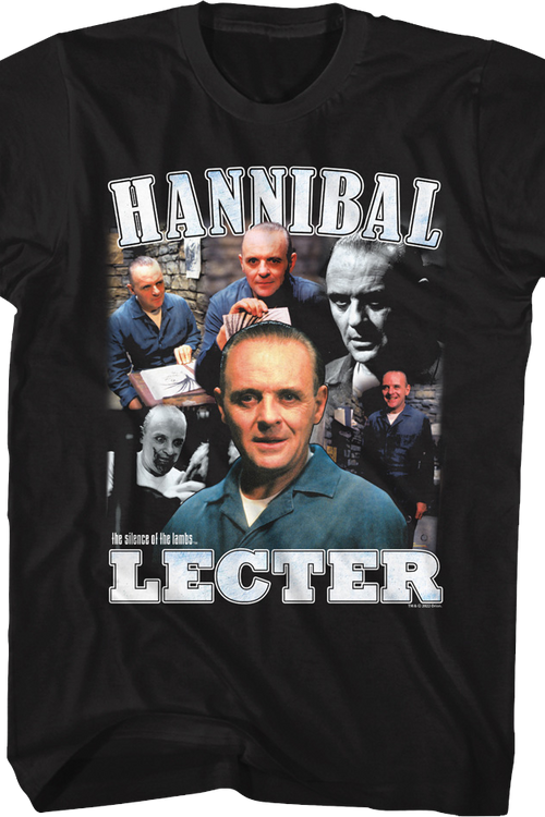 Hannibal Lecter Collage Silence Of The Lambs T-Shirt