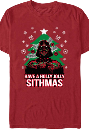 Have A Holly Jolly Sithmas Darth Vader Star Wars T-Shirt