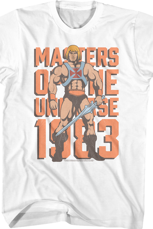 He-Man 1983 Masters of the Universe T-Shirt