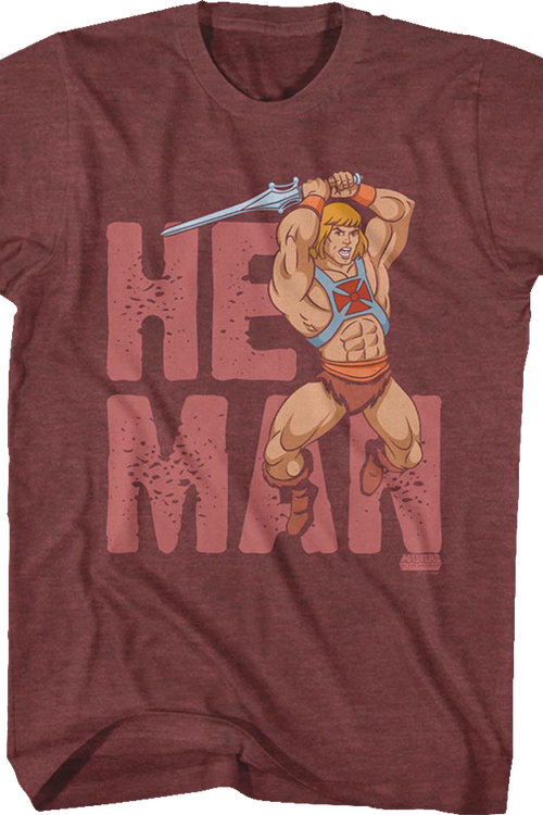 He-Man Power Sword Action Pose Masters of the Universe T-Shirt
