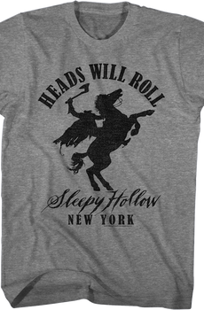 Heads Will Roll Sleepy Hollow T-Shirt