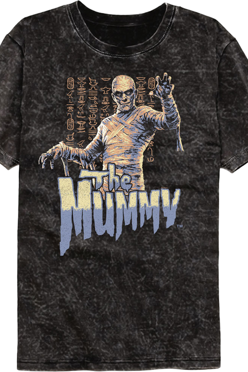 Hieroglyphs The Mummy Mineral Wash T-Shirt