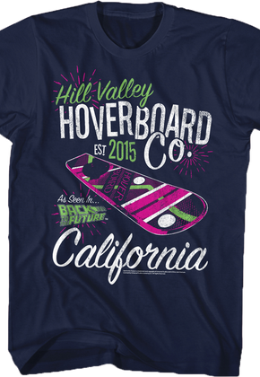 Hill Valley Hoverboard Back To The Future T-Shirt