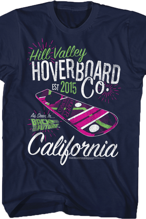 Hill Valley Hoverboard Back To The Future T-Shirt