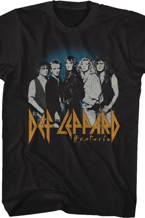 Hysteria Group Photo Def Leppard T-Shirt