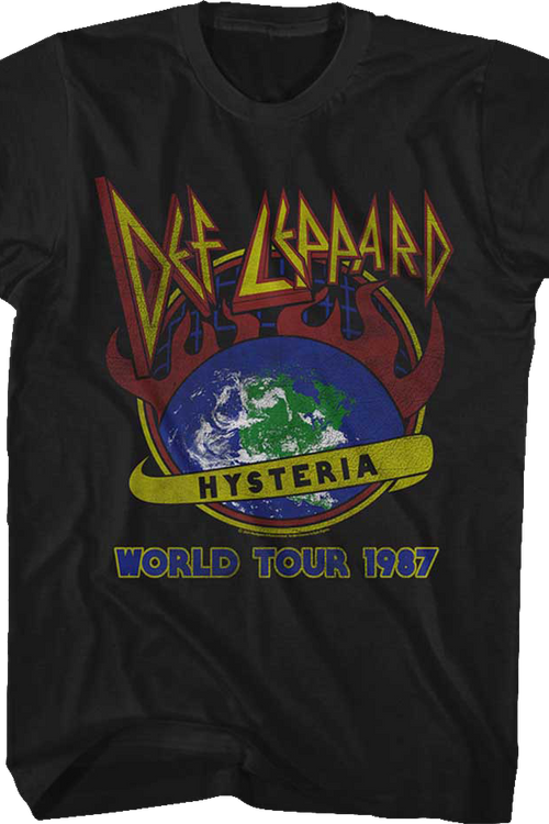 Hysteria World Tour 1987 Def Leppard T-Shirt