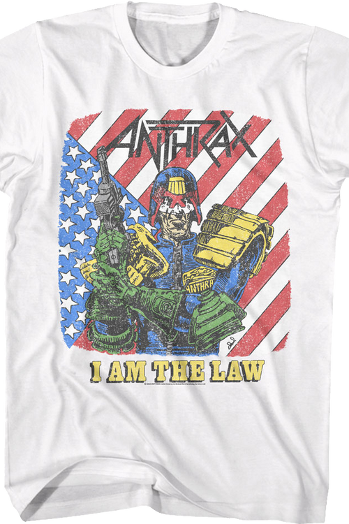 I Am The Law Anthrax T-Shirt