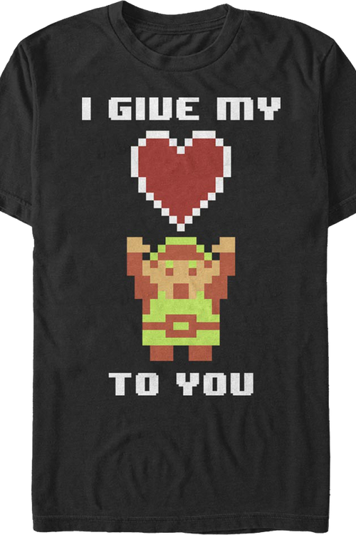 I Give My Heart To You Legend of Zelda T-Shirt