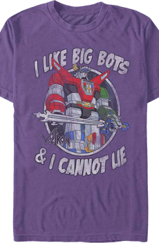 I Like Big Bots & I Cannot Lie Voltron T-Shirt
