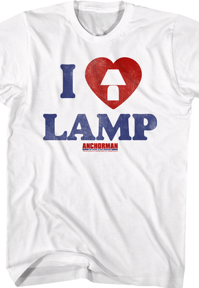 I Love Lamp Anchorman T-Shirt