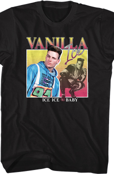 Ice Ice Baby Square Collage Vanilla Ice T-Shirt