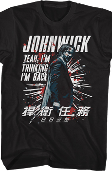 I'm Back John Wick T-Shirt